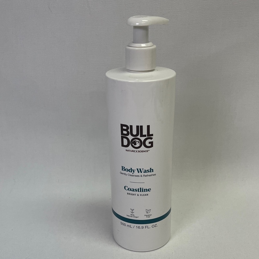 Bulldog Men's Body Wash Coastline Scent 16.9 fl oz Bright & Clean Shower Soap